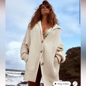 Free people swim too deep cardigan